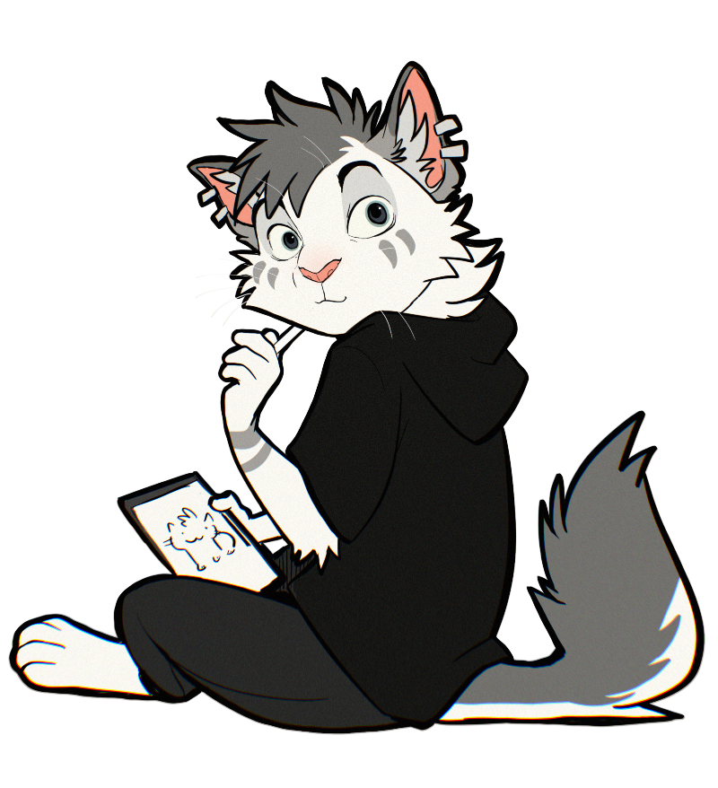 Picture of my fursona, Skai